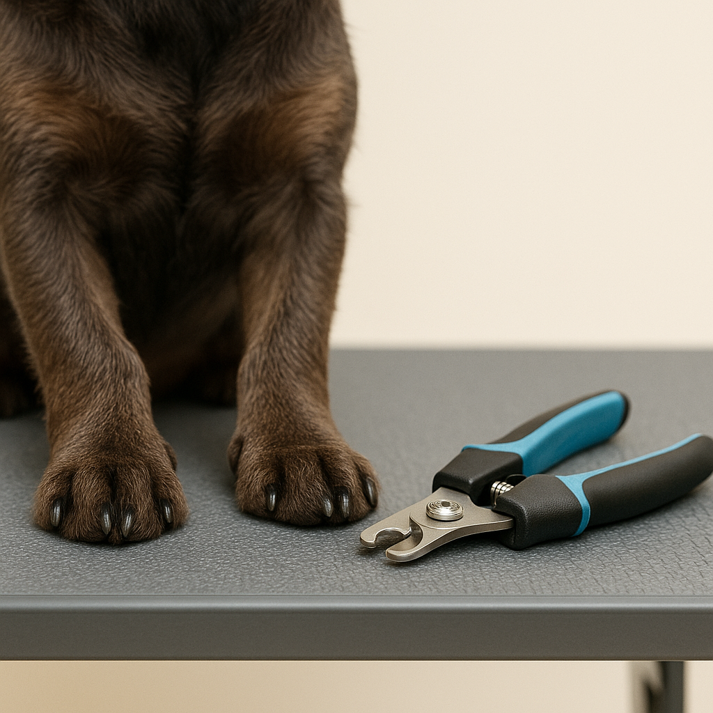 Professional dog nail trimming